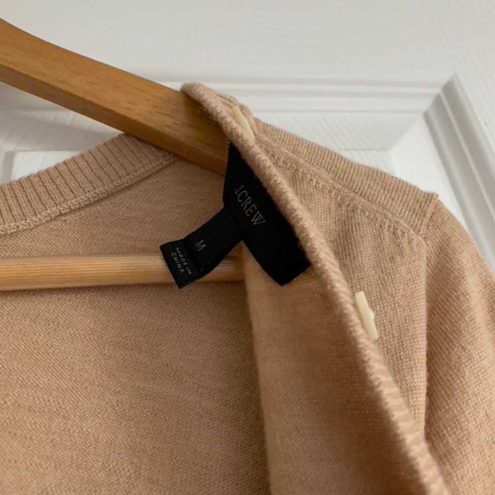 J. Crew Reversible Button-Back Sweater - Picture 3 of 6